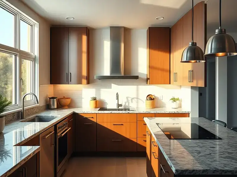 Modern kitchen with appliances